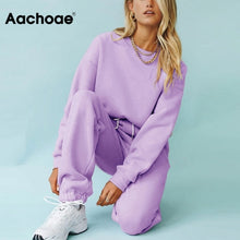 Load image into Gallery viewer, Solid Pastel Casual Tracksuit, Hoodies, Shorts, Pants
